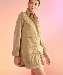 Cheap Cynthia Rowley Backpack Dress Khaki