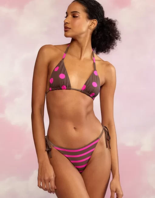 Best Cynthia Rowley Becca String Bikini Bottom Brwpnk