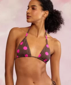 Shop Cynthia Rowley Becca String Bikini Top Brwpnk