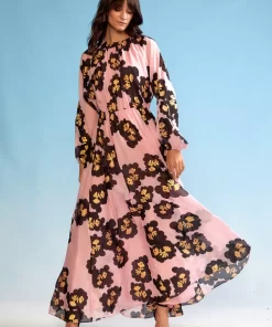 New Cynthia Rowley Belize Silk Dress Pnkgd