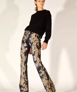 Best Cynthia Rowley Bonded Fit And Flare Pant Gldbra