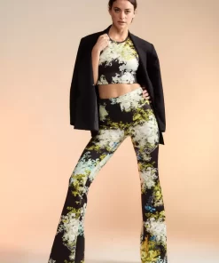 Best Cynthia Rowley Bonded Fit And Flare Pant Smblfl