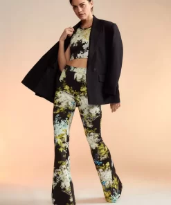 Best Cynthia Rowley Bonded Fit And Flare Pant Smblfl