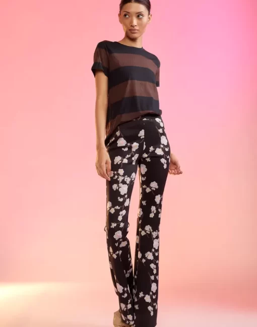 New Cynthia Rowley Bonded Fit And Flare Pants Bpchb