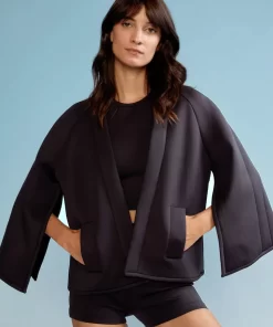 Flash Sale Cynthia Rowley Bonded Jacket Black