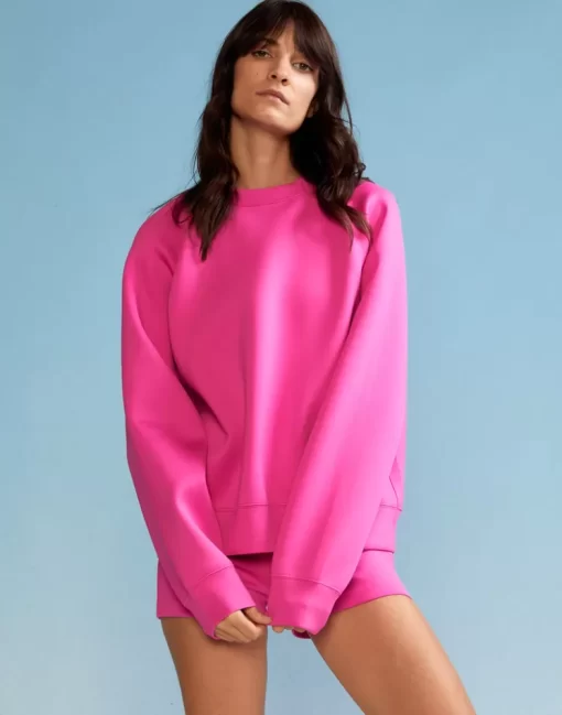 Online Cynthia Rowley Bonded Pullover Htpnk