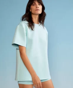 Store Cynthia Rowley Bonded Tee Blue