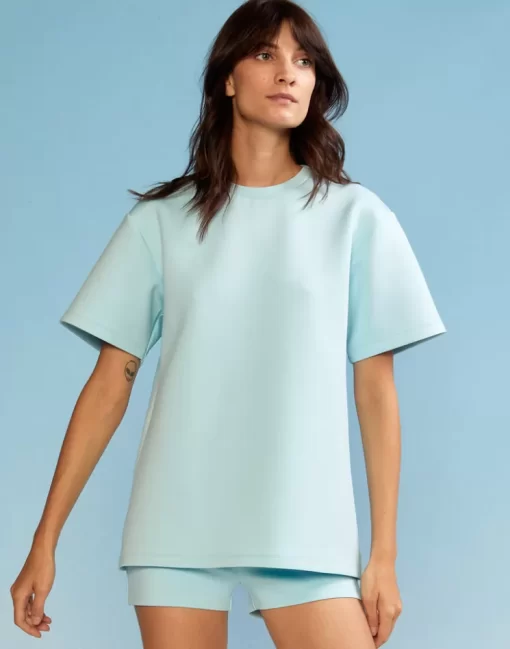 Store Cynthia Rowley Bonded Tee Blue