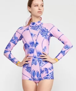 Online Cynthia Rowley Bowie Floral Wetsuit Pnkbl