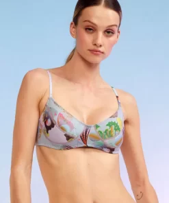 Flash Sale Cynthia Rowley Butterfly Wings Neoprene Bikini Top Blumb