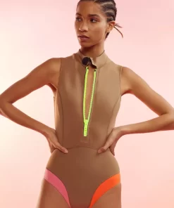 Discount Cynthia Rowley Byron Wetsuit Camel