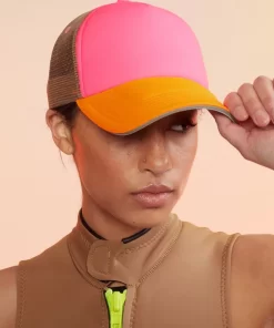 Discount Cynthia Rowley Colorblock Trucker Hat Orpktp