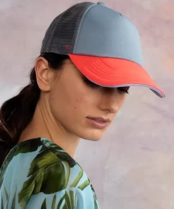 Sale Cynthia Rowley Colorblock Trucker Hat Vrbubu