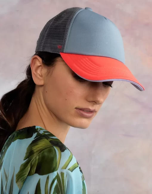 Sale Cynthia Rowley Colorblock Trucker Hat Vrbubu