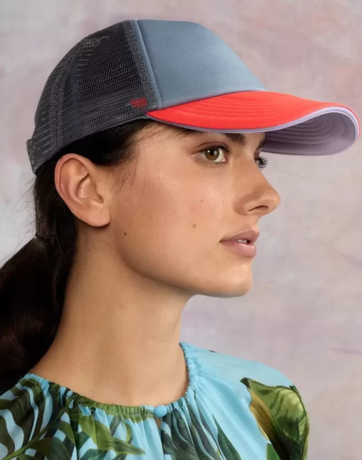 Sale Cynthia Rowley Colorblock Trucker Hat Vrbubu