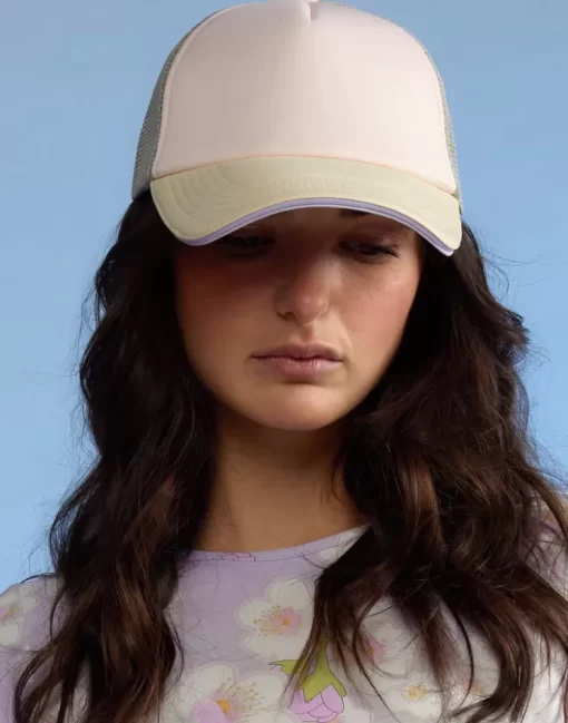 Cheap Cynthia Rowley Colorblock Trucker Hat Ivpktp