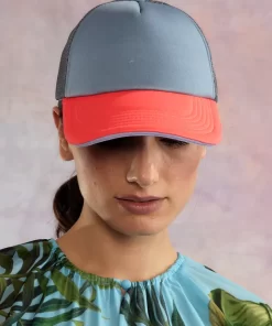 Sale Cynthia Rowley Colorblock Trucker Hat Vrbubu