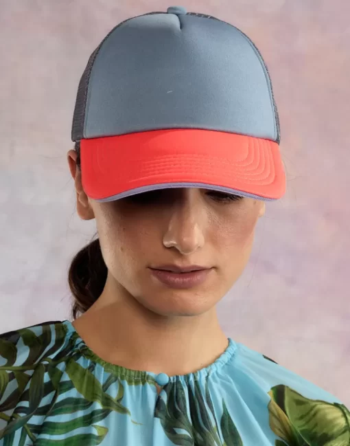 Sale Cynthia Rowley Colorblock Trucker Hat Vrbubu