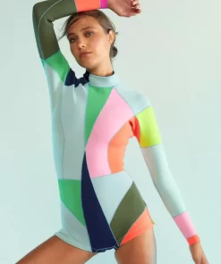 Shop Cynthia Rowley Colorblock Wetsuit Multi