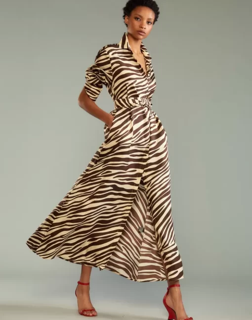 Hot Cynthia Rowley Concrete Jungle Dress Zebra