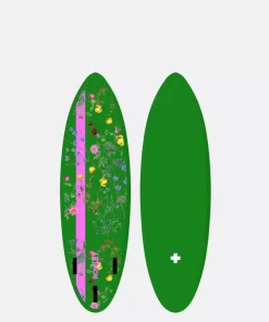 Sale Cynthia Rowley Custom Short Surfboard - Green Garden Floral Default Title