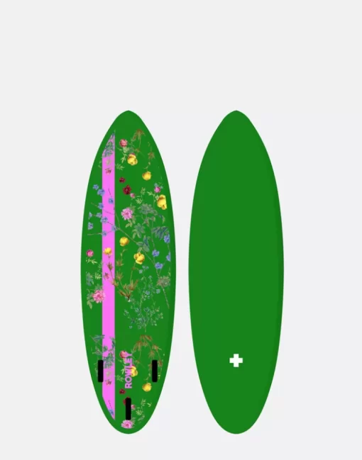 Sale Cynthia Rowley Custom Short Surfboard - Green Garden Floral Default Title