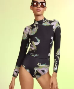 Sale Cynthia Rowley Dragon Wetsuit Blkmt