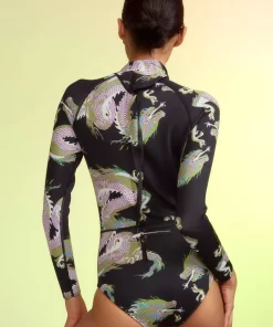 Sale Cynthia Rowley Dragon Wetsuit Blkmt