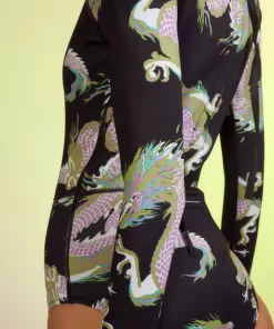 Sale Cynthia Rowley Dragon Wetsuit Blkmt