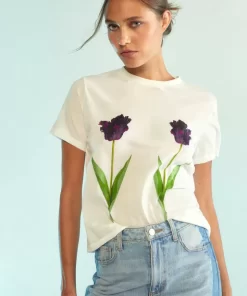 Clearance Cynthia Rowley Everyday Tees Whtbur