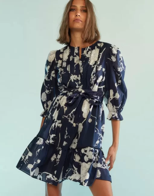 Clearance Cynthia Rowley Gaia Dress Nvywht