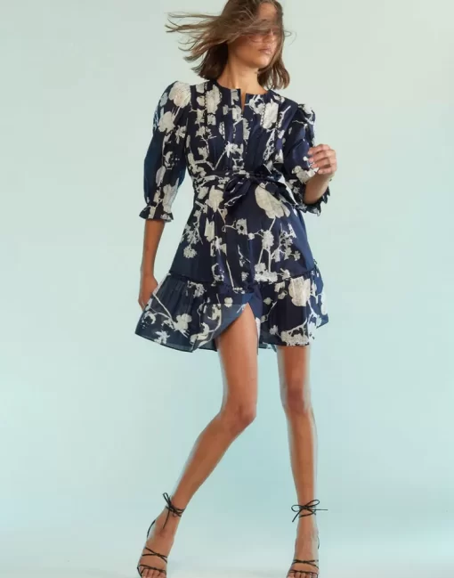 Clearance Cynthia Rowley Gaia Dress Nvywht