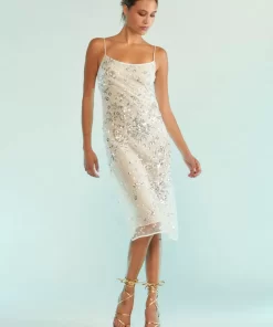 Shop Cynthia Rowley Gisele Beaded Dress White