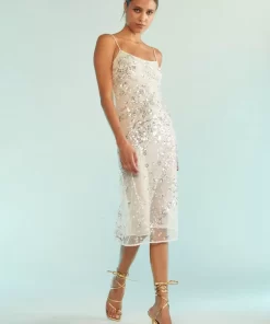 Shop Cynthia Rowley Gisele Beaded Dress White