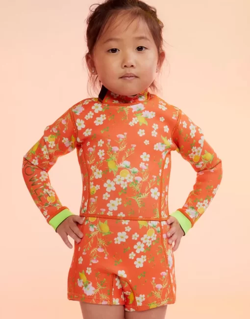 Flash Sale Cynthia Rowley Kids Floral Wetsuit Orgmt