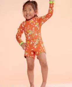 Flash Sale Cynthia Rowley Kids Floral Wetsuit Orgmt