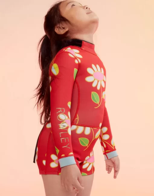 Fashion Cynthia Rowley Kids Floral Wetsuit Red