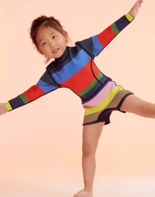 Shop Cynthia Rowley Kids Stripe Wetsuit Stmul