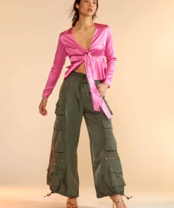 Outlet Cynthia Rowley Kim Cargo Pant Drkgr