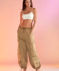 Shop Cynthia Rowley Kim Cargo Pant Khaki