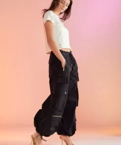 Online Cynthia Rowley Kim Cargo Pant Black