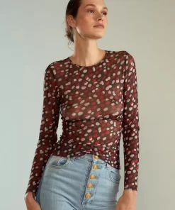 Online Cynthia Rowley Modern Mesh Top Blrdpk