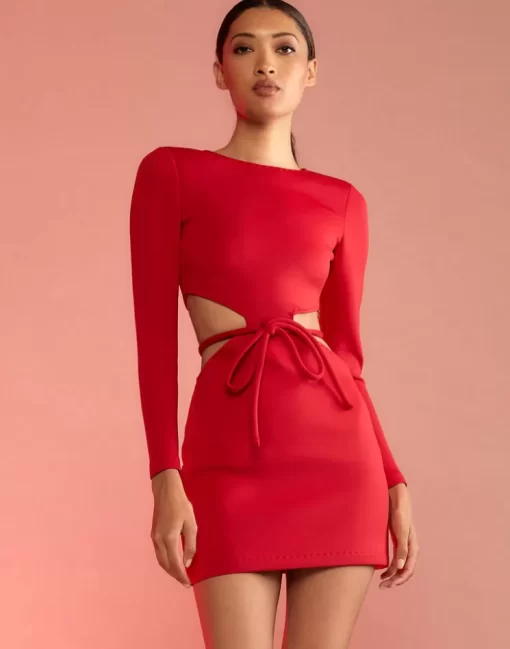 Fashion Cynthia Rowley Naomi Dress Red