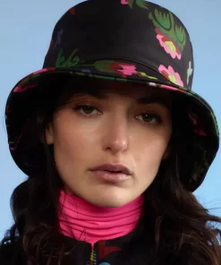 Store Cynthia Rowley Neoprene Bucket Hat Blkmt