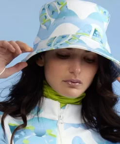 Cheap Cynthia Rowley Neoprene Bucket Hat Whtmt