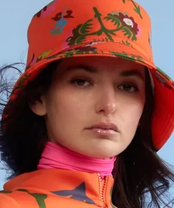 Cheap Cynthia Rowley Neoprene Bucket Hat Orgmt