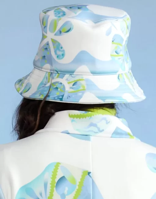 Cheap Cynthia Rowley Neoprene Bucket Hat Whtmt