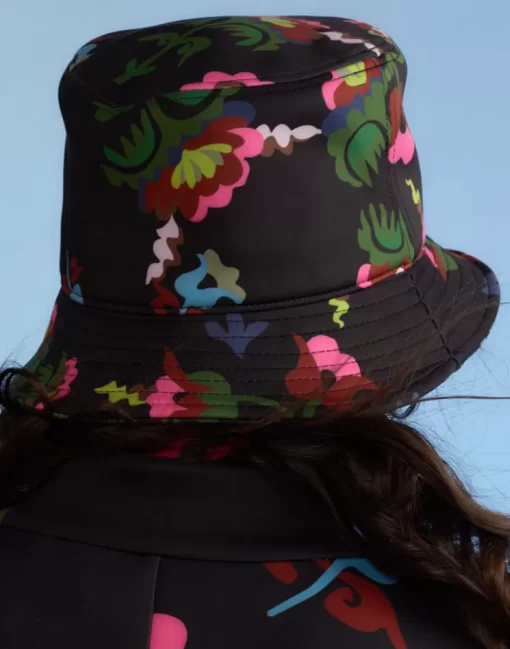 Store Cynthia Rowley Neoprene Bucket Hat Blkmt