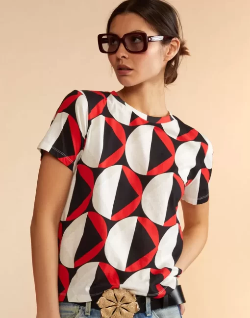 Online Cynthia Rowley Printed T-Shirt Geoblrd