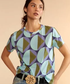 Store Cynthia Rowley Printed T-Shirt Geogrbl